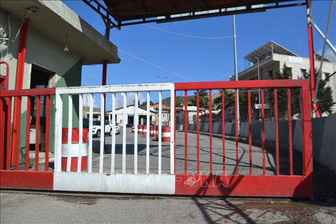 Cửa khẩu biên giới Masnaa giữa Liban và Syria, ngày 6/4/2026. Ảnh: THX/TTXVN