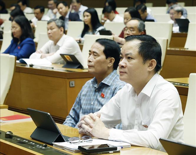 Các đại biểu tham dự kỳ họp. Ảnh: Thống Nhất – TTXVN