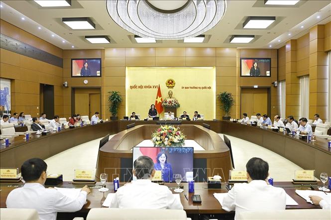 Quang cảnh phiên họp. Ảnh: Doãn Tấn - TTXVN