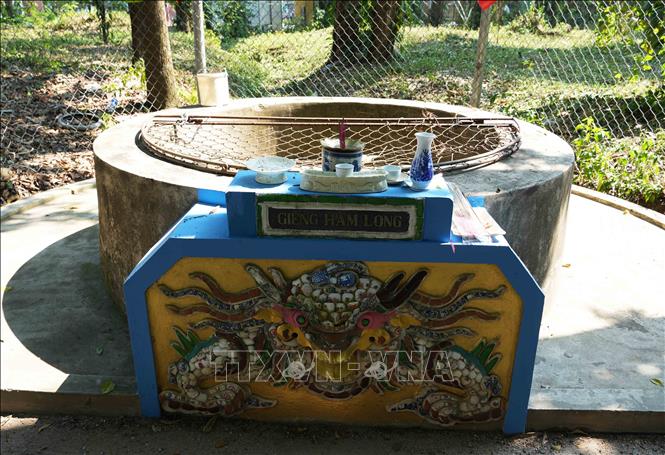 Giếng Hàm Long gắn liền với lịch sử chùa Báo Quốc ở thành phố Huế. Ảnh: Nguyên Lý - TTXVN