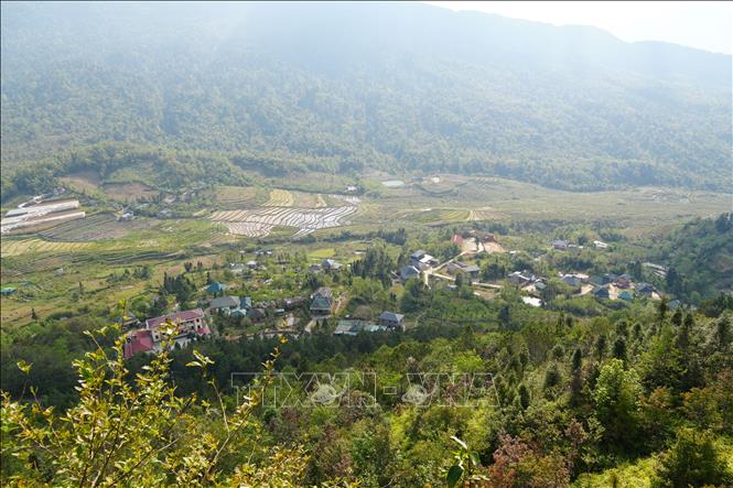 Một góc Khu du lịch Y Tý. Ảnh: Hồng Ninh - TTXVN