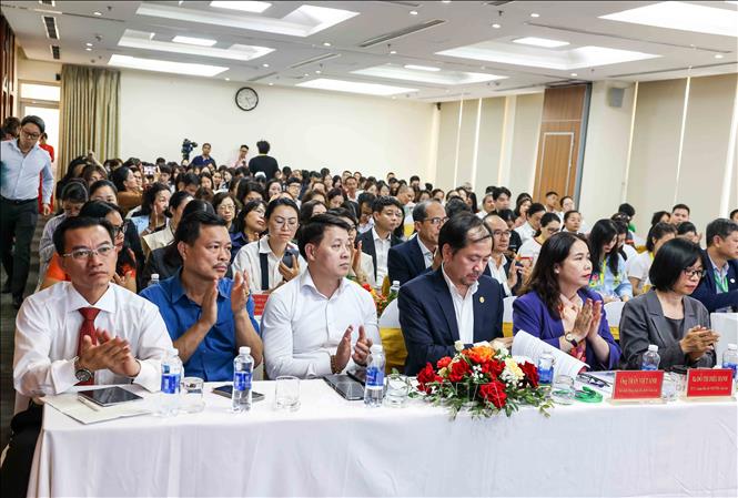 Các đại biểu dự Hội nghị. Ảnh: Khánh Hoà - TTXVN