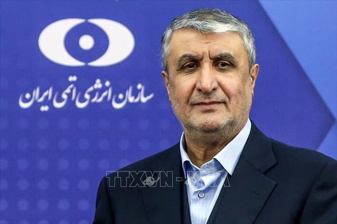 Người đứng đầu Tổ chức Năng lượng Nguyên tử Iran (AEOI) Mohammad Eslami. Ảnh: IRNA/TTXVN