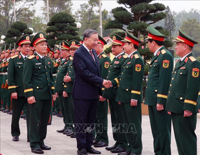 Tổng Bí thư, Chủ tịch nước Tô Lâm với các đại biểu. Ảnh: Trọng Đức - TTXVN