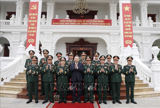 Tổng Bí thư, Chủ tịch nước Tô Lâm và các đại biểu. Ảnh: Thống Nhất - TTXVN