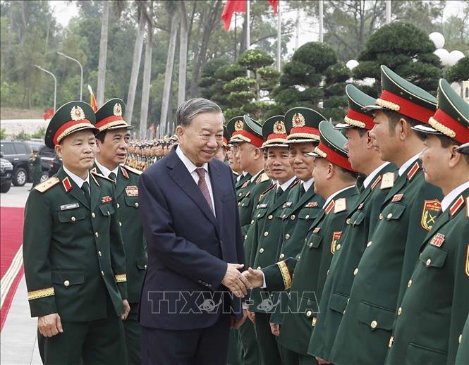 Tổng Bí thư, Chủ tịch nước Tô Lâm và các đại biểu. Ảnh: Thống Nhất - TTXVN