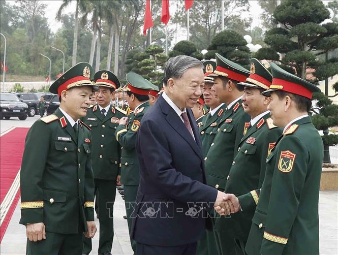 Tổng Bí thư, Chủ tịch nước Tô Lâm và các đại biểu. Ảnh: Thống Nhất - TTXVN