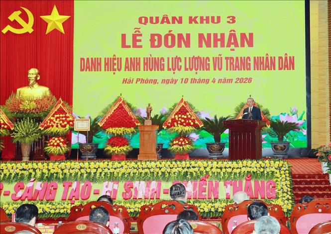 Tổng Bí thư, Chủ tịch nước Tô Lâm, Bí thư Quân ủy Trung ương phát biểu chỉ đạo. Ảnh: Trọng Đức - TTXVN