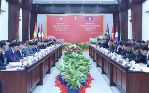Việt Nam-Lào thúc đẩy tăng cường hợp tác an ninh