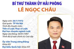 Bí thư Thành ủy Hải Phòng Lê Ngọc Châu