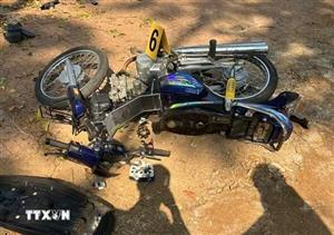 Gia Lai: Xe máy chở 3 đâm vào gốc cây, khiến 2 người tử vong