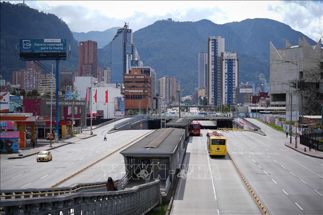 (Tư liệu) Quang cảnh thủ đô Bogota, Colombia. Ảnh: THX/TTXVN