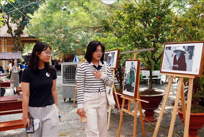 Triển lãm ảnh “Pot-au-Phở” trong khuôn khổ Ngày hội Pháp ngữ 2026. Ảnh: Xuân Khu-TTXVN