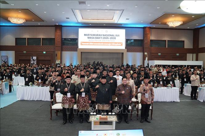 Quang cảnh Hội nghị Quốc gia lần thứ 16 của Hiệp hội Pencak Silat Indonesia (IPSI). Ảnh: Đỗ Quyên – PV TTXVN