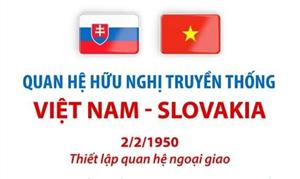 Quan hệ hữu nghị truyền thống Việt Nam-Slovakia