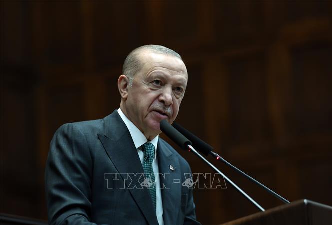 Tổng thống Thổ Nhĩ Kỳ Recep Tayyip Erdogan. Ảnh: THX/TTXVN