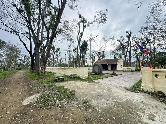 Di tích lịch sử - nghệ thuật quốc gia Bia và lăng mộ Lê Thì Hiến (xã Thọ Phú, tỉnh Thanh Hóa). Ảnh: Hoa Mai - TTXVN