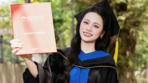 Hoa hậu Đinh Như Phương tốt nghiệp thạc sĩ sau 4 năm đăng quang