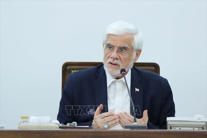 Phó Tổng thống Iran Mohammad Reza Aref. Ảnh: IRNA/TTXVN 