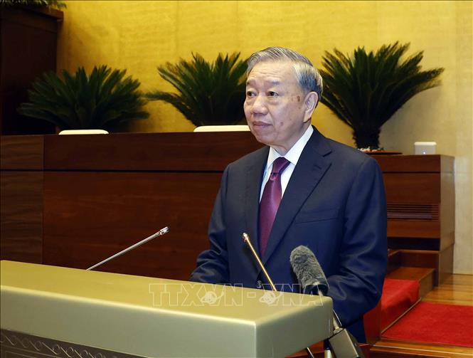 Tổng Bí thư, Chủ tịch nước Tô Lâm phát biểu chỉ đạo. Ảnh: Thống Nhất - TTXVN