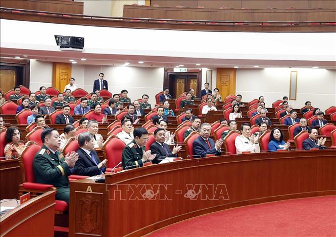 Tổng Bí thư, Chủ tịch nước Tô Lâm và các đại biểu tham dự hội nghị. Ảnh: Thống Nhất - TTXVN