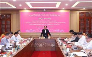 Thông báo Kết luận kiểm tra, giám sát với Ban Thường vụ Tỉnh ủy Cao Bằng