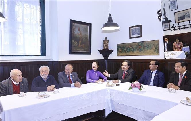 Chủ tịch Quốc hội Trần Thanh Mẫn phát biểu. Ảnh: Doãn Tấn - TTXVN