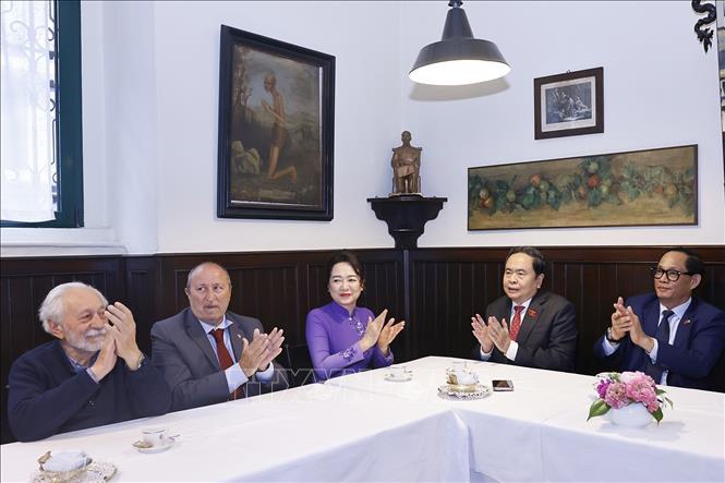 Chủ tịch Quốc hội Trần Thanh Mẫn phát biểu. Ảnh: Doãn Tấn - TTXVN