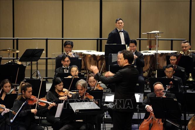 Chương trình Hoà nhạc hữu nghị Việt Nam - Slovakia. Ảnh: Tuấn Anh - TTXVN