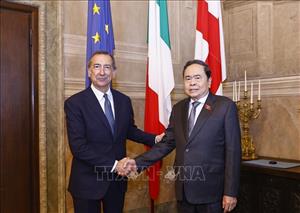 Chủ tịch Quốc hội Trần Thanh Mẫn gặp Thị trưởng thành phố Milan, Italy