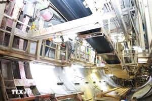 Robot TBM hoàn tất khoan ngầm tuyến metro Nhổn-Ga Hà Nội