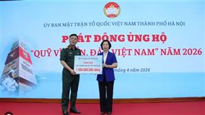 Hà Nội: Phát động ủng hộ Quỹ “Vì biển, đảo Việt Nam” năm 2026