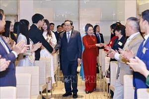 Chủ tịch Quốc hội Trần Thanh Mẫn gặp gặp gỡ cộng đồng người Việt Nam tại Italy