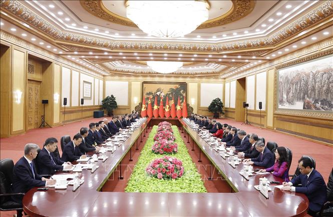A view of the talks. VNA Photo: Thống Nhất