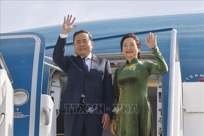 Chủ tịch Quốc hội Trần Thanh Mẫn và Phu nhân rời Rome (Italy), lên đường tới Istanbul (Thổ Nhĩ Kỳ). Ảnh: Doãn Tấn – TTXVN