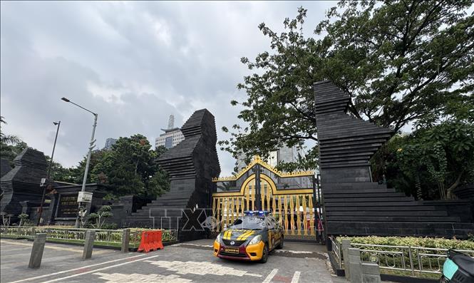 Trụ sở Cảnh sát Quốc gia Indonesia ở Jakarta. Ảnh: Đỗ Quyên – PV TTXVN tại Indonesia