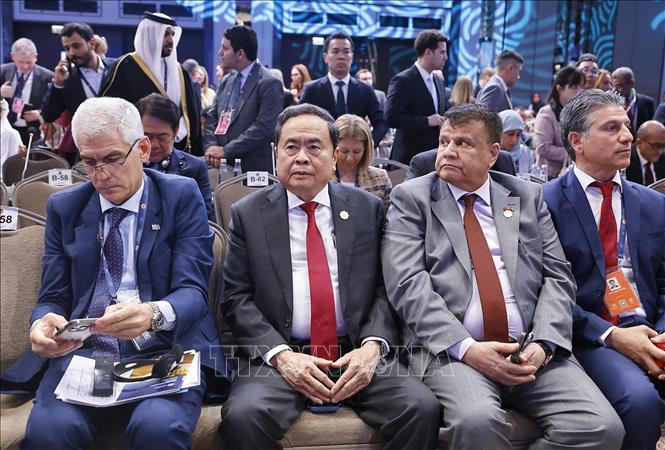 Chủ tịch Quốc hội Trần Thanh Mẫn dự Phiên khai mạc Đại hội đồng lần thứ 152 của Liên minh Nghị viện thế giới (IPU-152). Ảnh: Doãn Tấn - TTXVN