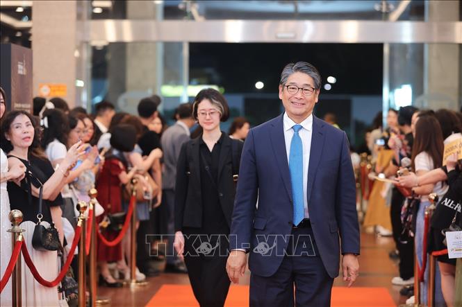 Đại sứ Nhật Bản tại Việt Nam Ito Naoki đến dự buổi lễ. Ảnh: Phạm Tuấn Anh - TTXVN
