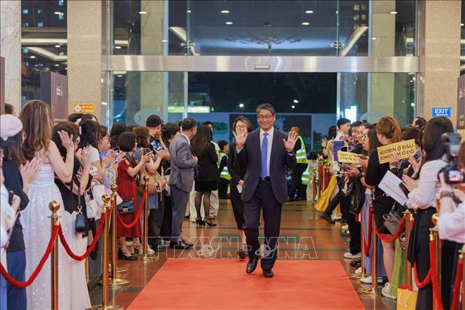 Đại sứ Nhật Bản tại Việt Nam Ito Naoki đến dự buổi lễ. Ảnh: Phạm Tuấn Anh - TTXVN
