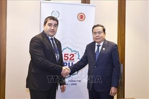 Chủ tịch Quốc hội Trần Thanh Mẫn gặp Chủ tịch Quốc hội Georgia