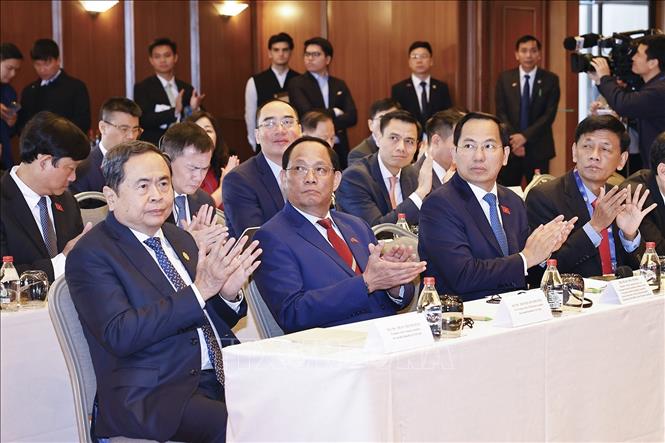 Chủ tịch Quốc hội Trần Thanh Mẫn dự Phiên khai mạc Tọa đàm chính sách thúc đẩy hợp tác Việt Nam - Thổ Nhĩ Kỳ. Ảnh: Doãn Tấn – TTXVN