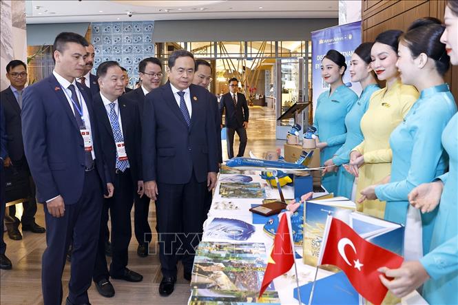 Chủ tịch Quốc hội Trần Thanh Mẫn dự Phiên khai mạc Tọa đàm chính sách thúc đẩy hợp tác Việt Nam - Thổ Nhĩ Kỳ. Ảnh: Doãn Tấn – TTXVN