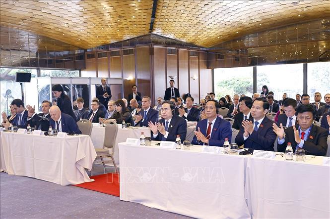 Chủ tịch Quốc hội Trần Thanh Mẫn dự Tọa đàm chính sách thúc đẩy hợp tác Việt Nam - Thổ Nhĩ Kỳ. Ảnh: Doãn Tấn – TTXVN