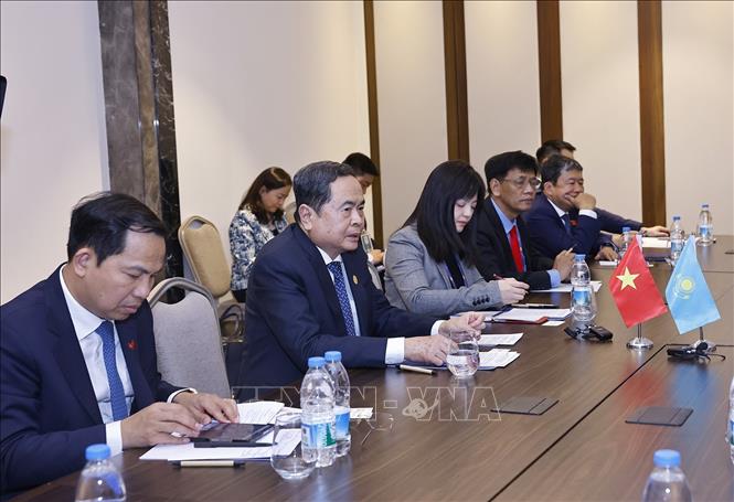 Chủ tịch Quốc hội Trần Thanh Mẫn phát biểu. Ảnh: Doãn Tấn – TTXVN