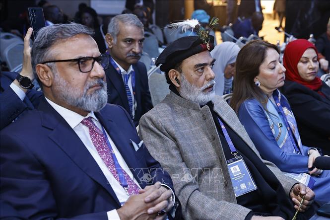 Delegates attend the general debate of the 152nd Assembly of the Inter-Parliamentary Union. VNA Photo: Doãn Tấn