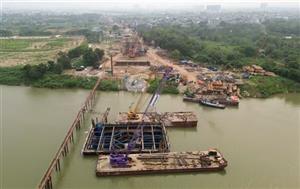 Hà Nội: Dự án cầu Trần Hưng Đạo tăng tốc quyết tâm về đích đúng kế hoạch