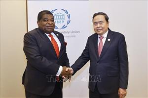 Chủ tịch Quốc hội Trần Thanh Mẫn gặp Tổng thư ký IPU Martin Chungong