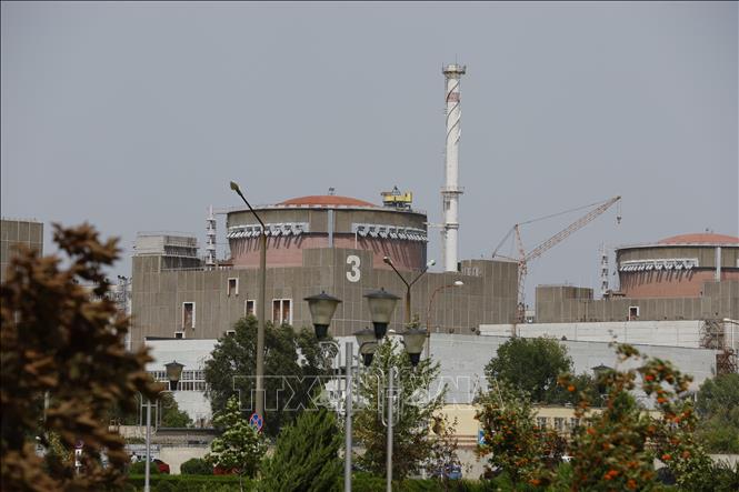 Nhà máy điện hạt nhân Zaporizhzhia ở miền Nam Ukraine. Ảnh: THX/TTXVN