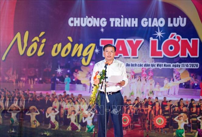 Ông Trịnh Ngọc Chung, Cục trưởng Cục Văn hoá các dân tộc Việt Nam (Bộ Văn hóa, Thể thao và Du lịch) phát biểu. Ảnh: Khánh Hoà - TTXVN