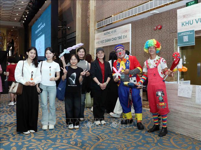 Triển lãm “Hương vị Úc” năm 2026 nhận được sự quan tâm của đông đảo giới trẻ Thành phố. Ảnh: Xuân Khu-TTXVN